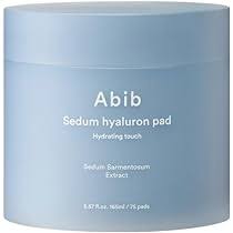 Abib Sedum Hyaluron Pad Hydrating Touch Moisturizing Face Pads 75 pcs