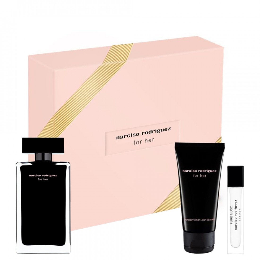 NARCISO RODRIGUEZ For Her 100ml Eau De Toilette Gift Set
