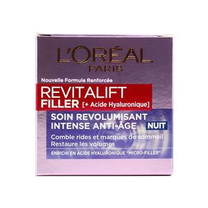 L'ORÉAL SOIN DE NUIT REVITALIFT FILLER [+ ACIDE HYALURONIQUE], 50ML